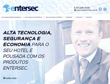 Tablet Screenshot of entersec.com.br